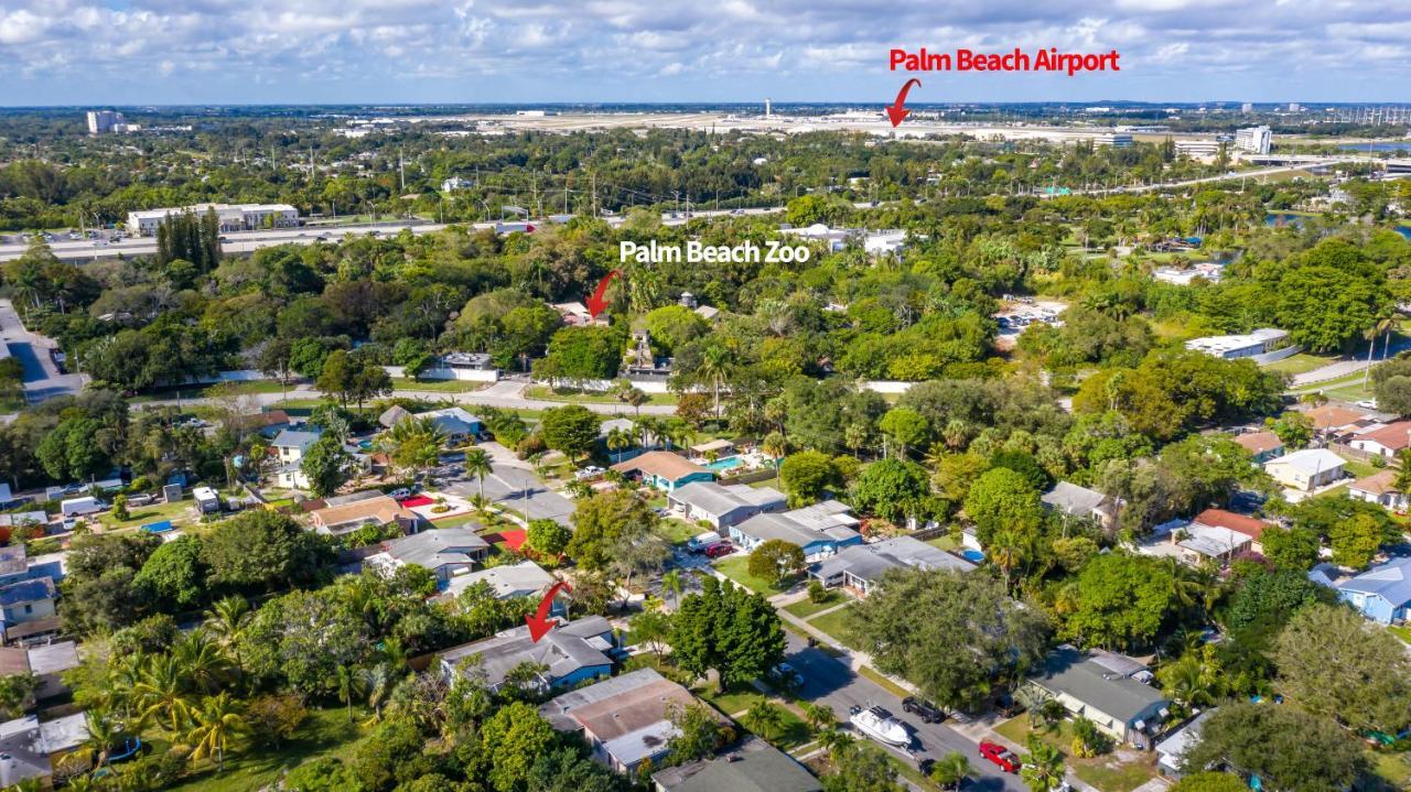 West Palm Beach Elegant 5Br With Hot Tub And Fire Pit Near Beach וסט פאלם ביץ' מראה חיצוני תמונה