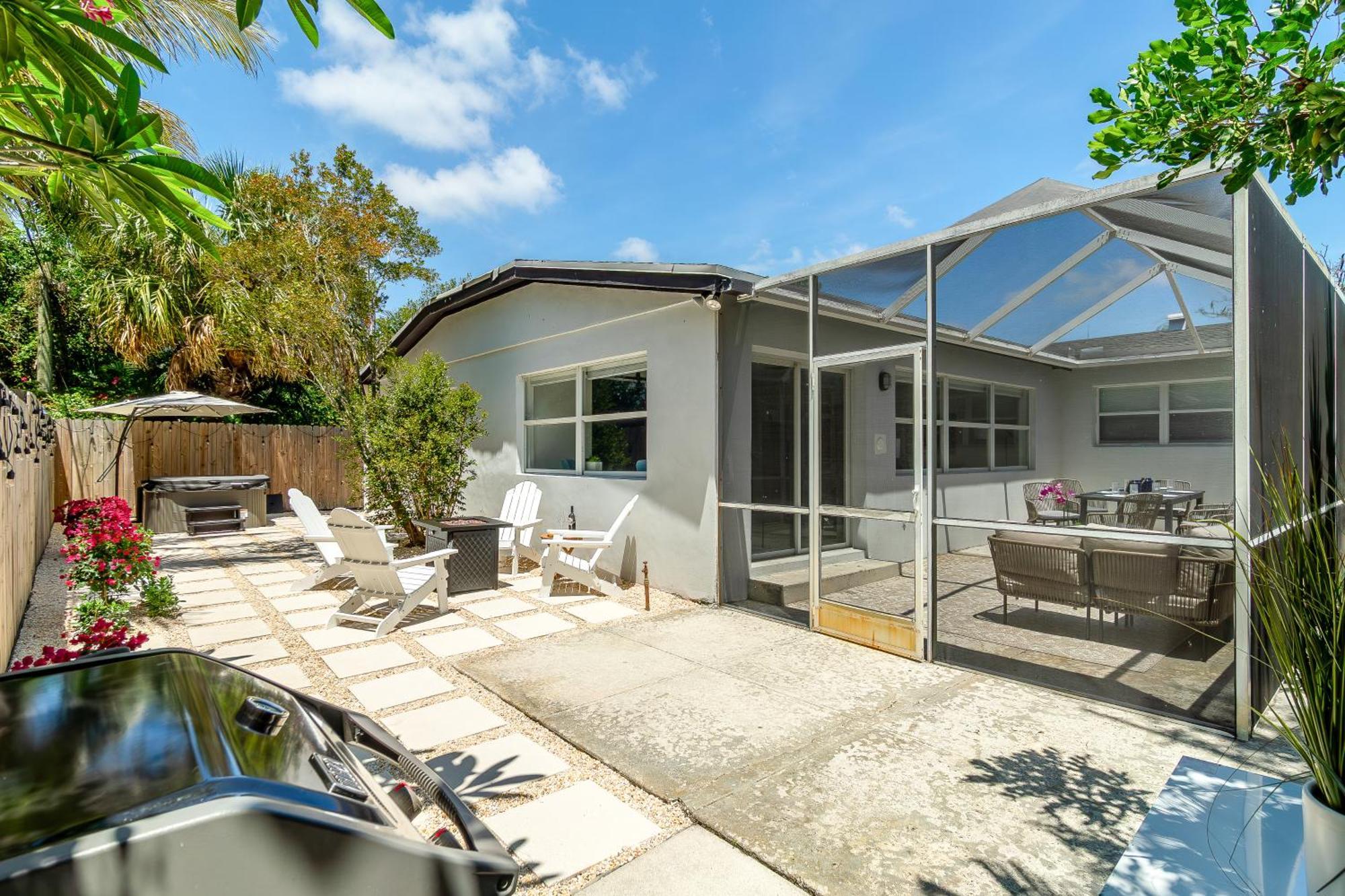 West Palm Beach Elegant 5Br With Hot Tub And Fire Pit Near Beach וסט פאלם ביץ' מראה חיצוני תמונה